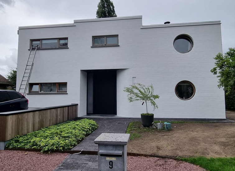 Gereinigde gevel